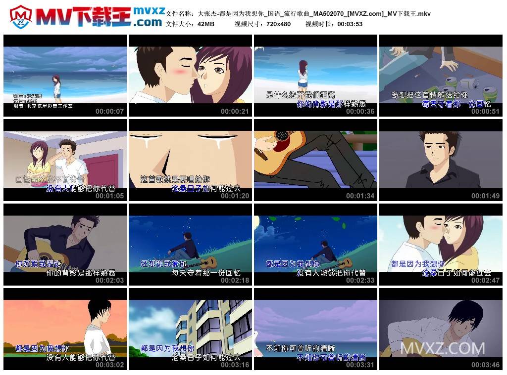 大张杰-都是因为我想你_国语_流行歌曲_MA502070